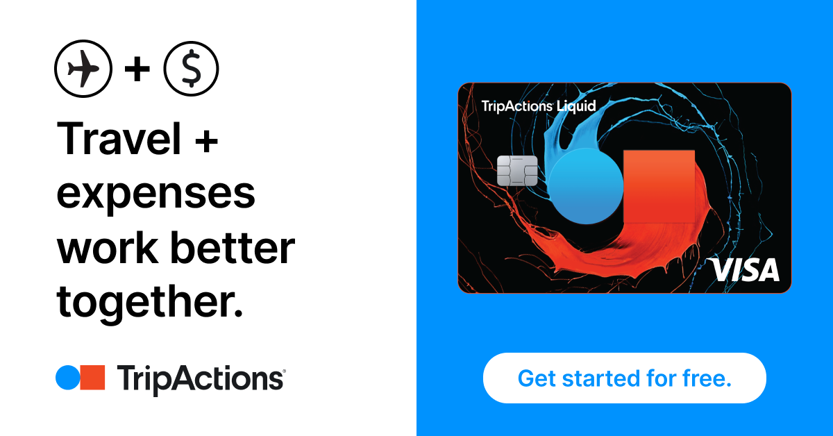 TripActions campaign ad