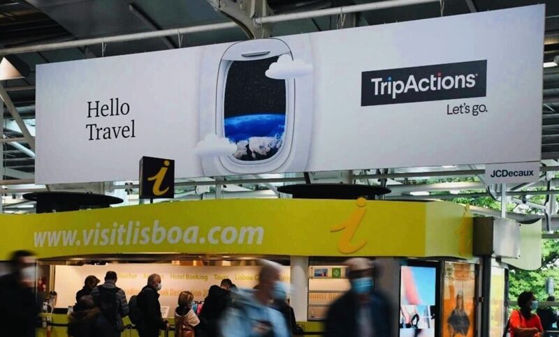 TripActions campaign ad