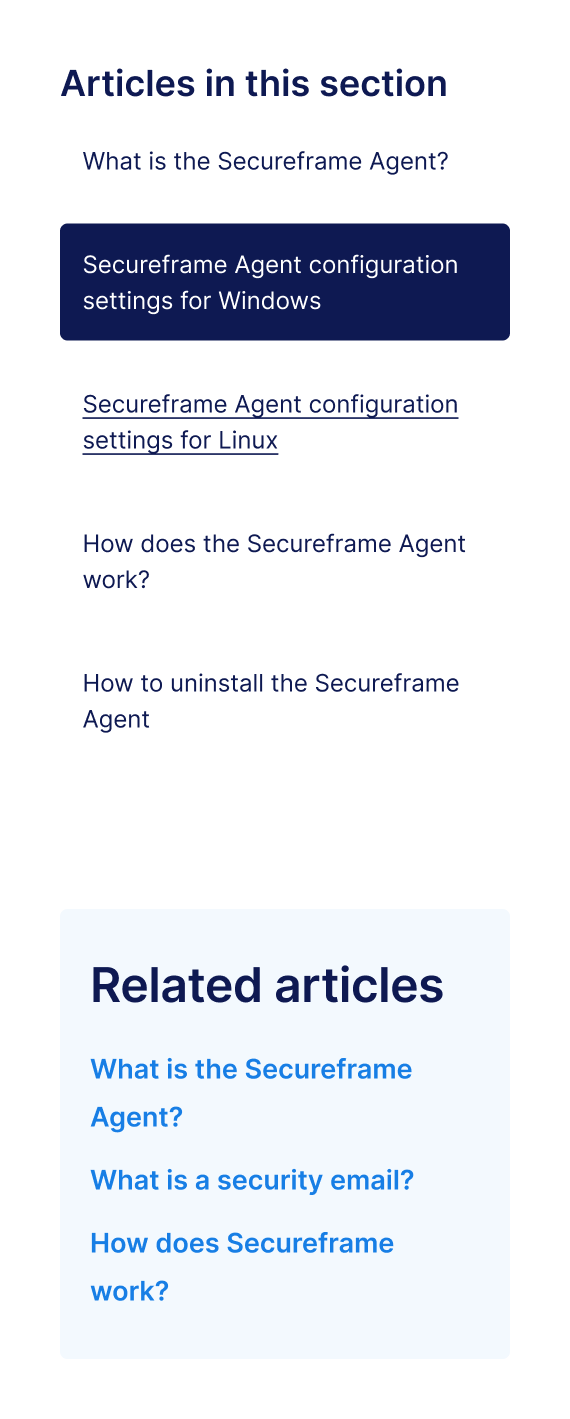 Secureframe Help Center