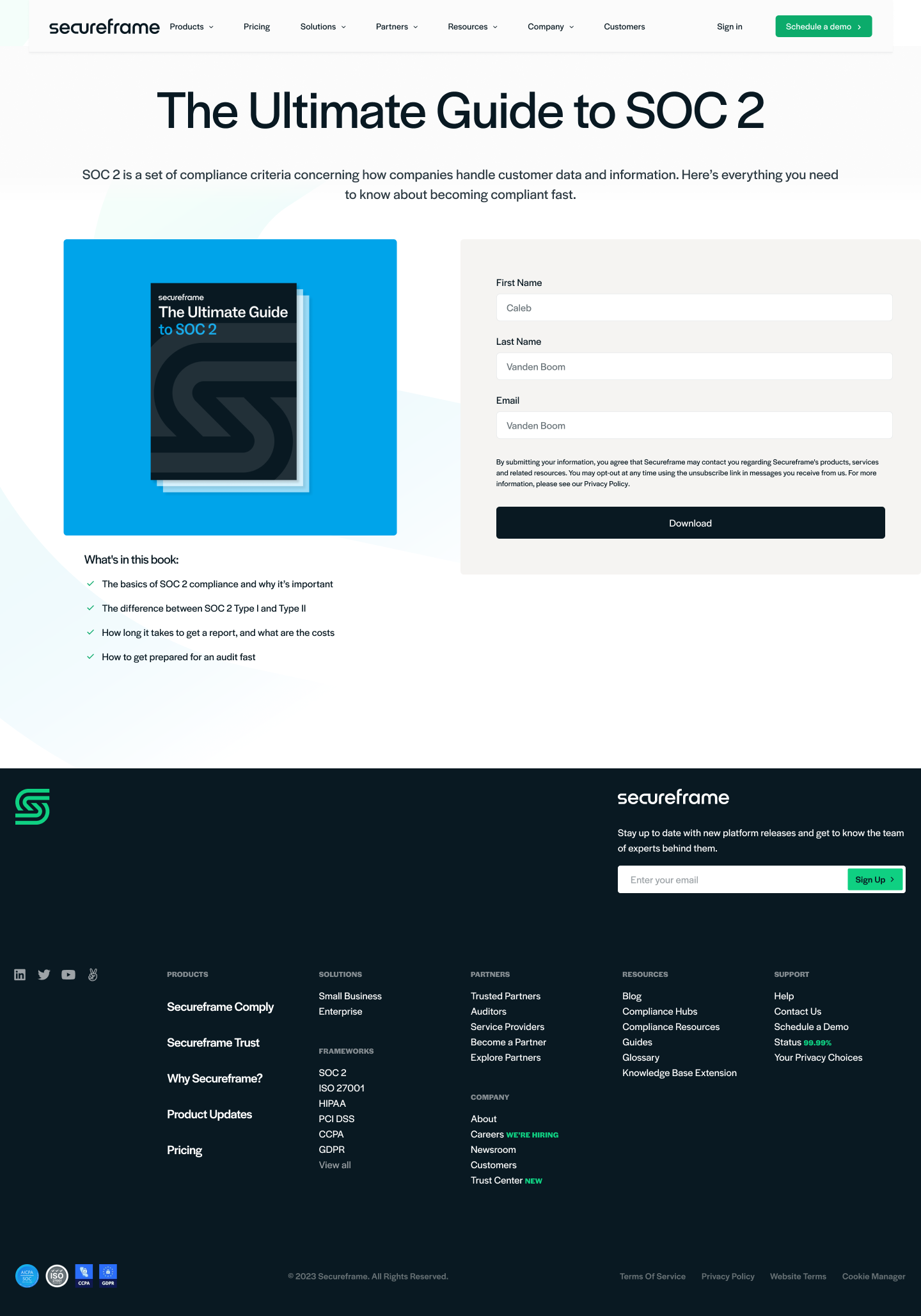 Secureframe product